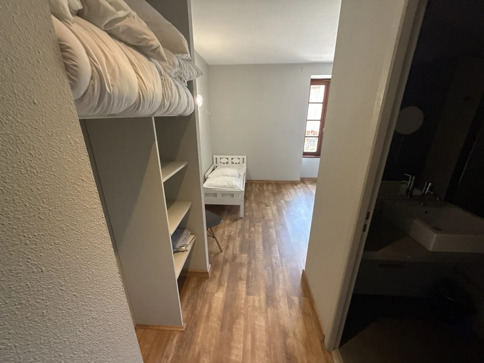 Chambre avec couchage mezzanine, Les Raspes
